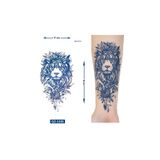 Airbrush Tattoo Zarif Aslan 18X11 Cm Yarı Kalıcı Geçici Dövme