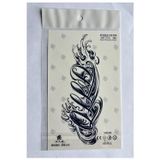 Airbrush Tattoo Zarif Yazılar 18X11 Cm Yarı Kalıcı Geçici Dövme