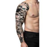 Airbrush Tattoo Zeus Melek 1 Hafta Kalıcı Tam Kol Bacak Yapıştırma Geçici Dövme 46 Cm