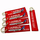 Airbus A380 A350 A340 A330 Remove Before Flight Anahtarlık 4 lü Set