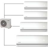 Airfel 1 Dış Ünite + 4 iç Ünite 9+9+12+24 LMX125N A++ 42000 BTU Multi Inverter Klima