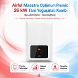 Airfel Airfel Maestro Optimum Premix 26 Kw Tam Yoğuşmalı Kombi (baca Kiti Dahil) (montaj Hariç) Beyaz