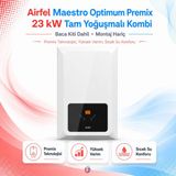 Airfel Maestro Optimum Premix 23 Kw Tam Yoğuşmalı Kombi (Baca Kiti Dahil) (Montaj Hariç)