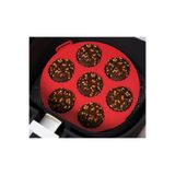 Airfryer Kek-Muffin-Cupcake Pişirme Kalıbı Kırmızı- Airfryer Pişirme Kağıdı Silikon- Bpa Free