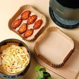 Airfryer Pişirme Kağıdı, Fritöz Yağlı Kağıdı, Yanmaz Kağıt 50 Adet (Kare) Bowl 1.Sınıf