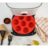 Airfryer Uyumlu Silikon Pişirme Kabı Yapışmaz, Isıya Dayanıklı