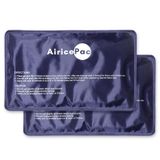 AiricePac Yaralanmalar için Buz Paketleri Yeniden Kullanılabilir, 10 "x 14" Diz Boyun Omuz Ayak Bileği Dirsek Kalça Sırt Ağrısı için Jel Soğuk Paket, Şişlik, Çürükler, Cerrahi, Mavi, 2'li Paket