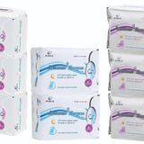 Airiz 10Lu Gündüz 3 Paket + 30Lu Günlük 3 Paket + 8Li Gece 2 Paket Hijyenik Kadın Pedi Seti (8 Paket 136 Adet)