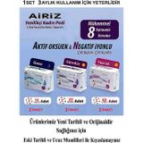 Airiz Tiens 6lı Set 96adet 2 Gündüz Hijyenik Ped 2 Günlük Hijyenik Ped 2 Gece Hijyenik Ped