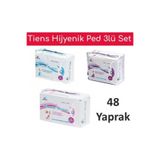 Airiz Tiens Hijyenik Ped 3'lü Set, 48 Yaprak