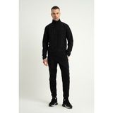 Airlife Professional Sr1 Vogue-26 Erkek Tam Boy Fermuarlı Ceket Siyah