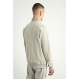Airlife Supply Ms One Erkek Tam Boy Fermuarlı Hafif Yünlü Dik Yakalı Ceket Taş - 2XL