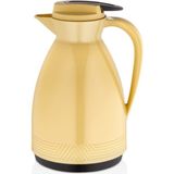 Airobazar 1.5 Litre Cam Termos | Isıya Dayanıklı Çift Katmanlı | Piknik Kamp Ofis Kafe Ev Kullanımı - Sarı