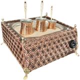 Airobazar Kumda Kahve Makinası-Bakır Kumda Kahve Makinası-Elektrikli Kumda Kahve Makina 33*35*16