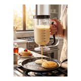 AiroBazar Şeffaf Pancake ve Krep Hamur Dağıtıcı Porsiyonlayıcı Akıtıcı - Waffle, Kek, Cupcake Yapım Aparatı