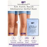 airoft AiroBand™ Kol, Karın, Bacak Sıkılaştırıcı Şeffaf Bant (10 Adet)