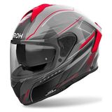 Airoh Spark 2 Shadow Kırmızı Parlak Motosiklet Kaskı - XL