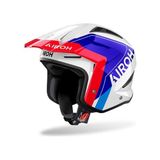 Airoh Trr Iı Hunt Mavi Kırmızı Parlak Motosiklet Kaskı - XL