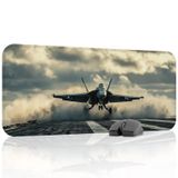 Airplane Uçak Gaming Mouse Pad Kauçuk Kaymaz Taban Mousepad (V3, 70x30 XL)