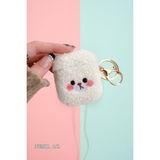 airpod Kılıfı 1/2 Nesil Peluş Oyuncak Desen Yumuşak Koruyucu - Nesil 1/2 - Beyaz