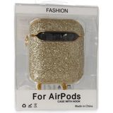 Airpods 2 (2.nesil) Spell Simli Kılıf - Gold