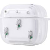Airpods 3. Nesil Kılıf Şeffaf Simli Lale Fibür Darbe Emici Airbag Kapak