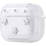 Airpods 3. Nesil Kılıf Şeffaf Simli Yıldız Fibür Darbe Emici Airbag Kapak