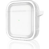 Airpods 4 (4.nesil) Shiny Şeffaf Kılıf - Beyaz - 1 - Renkli