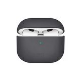 Airpods 4 (4. Nesil) Uyumlu Kılıf Lino Serisi Silikon Kablosuz Şarj Destekli Koruyucu Grey