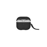 Airpods 4 (4.Nesil) Uyumlu Kılıf Lyden Ds Serisi Vegan Deri Kaplama Kablosuz Şarj Destekli Black