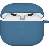 Airpods 4 (4.Nesil) Uyumlu Kılıf Nexo Serisi Çift Katmanlı Hibrit Koruma Kablosuz Şarj Destekli Lacivert