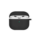 Airpods 4 (4.Nesil) Uyumlu Kılıf Nexo Serisi Çift Katmanlı Hibrit Koruma Kablosuz Şarj Destekli Siyah