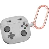 Airpods 4 Kılıf Cartoon Figürlü Silikon Oyun Konsolu Tasarımlı Xbox - Krem
