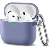Airpods 4 Kılıf Silikon Kulaklık Koruyucu Yumuşak Kılıf - Gri