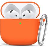 Airpods 4. Nesil Uyumlu Soft Silikon Kılıf (Düz Renkler) - Turuncu
