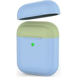 AirPods Kılıf Koruyucu Case 2MM Silikon Yedek Kapak Hediyeli PT88-Z - Mavi