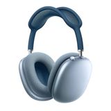 Airpods Max Fileli Kulak Üstü Bluetooth Kulaklık Ve Kılıf Pop-Up Aktif Gürültü Engelleme-Şeffaf Modu İphone Uyumlu (Lacivert)
