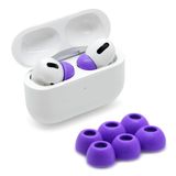 AirPods Pro (1. Nesil ve 2. Nesil) için Eartune Fidelity UF-A Premium Bellek Köpüğü İpuçları - Şarj Kutusuna Uyar, Kulaklarınızda Kalır, Mükemmel Ses Yalıtımı ve Dahili Waxguard - Orta, [Mor]