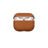 Airpods Pro 2 (2.Nesil) Kılıf Terra Serisi Hakiki Deri Kablosuz Şarj Destekli Koruma Brown