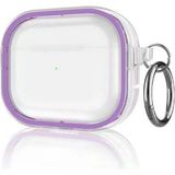 Airpods Pro 2 (2.nesil) Shiny Şeffaf Kılıf - Mor - 1 - Renkli