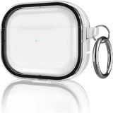 Airpods Pro 2 (2.nesil) Shiny Şeffaf Kılıf - Siyah - 1 - Renkli