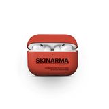 Airpods Pro 2 Uyumlu Kılıf Skinarma Pu Deri Tasarım Spunk Kılıf Turuncu