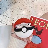 Airpods Pro 3. Nesil Uyumlu Pokemon Topu Karakter Silikon Koruma Kılıf ( 2025 ) - Kırmızı