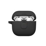 Airpods Pro 4 (4.nesil) Kılıf Clyde Manyetik Kapak Dayanıklı Tasarım Kablosuz Şarj Desteği Çift Renk - Siyah