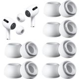 AirPods Pro & AirPods Pro 2. Nesil için Gürültü Azaltıcı Delikli, Silikon Kulaklık Ağrısı Yok, Kaymaz Yumuşak Kulak Uçları Uyumlu Airpods Pro/Pro 2 (Bedenler S/M/L) (6 ÇİFT)