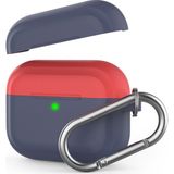 AirPods Pro Kılıf Koruyucu Case Silikon Mat Yedek Kapak Hediyeli PT-P4 - Lacivert
