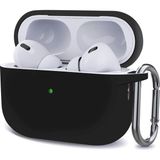Airpods Pro ve Pro 2 .nesil Uyumlu Sert Silikon Kılıf - Siyah - Airpod Pro -Pro 2