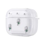 Airpods Uyumlu 4 Zore Airbag 44 Airbag Tasarımlı Simli Şeffaf Kutup Kılıf Yıldız