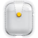 Airpods Uyumlu Aden Airbag 33 Darbelere Karşı Dayanıklı Magnetik Kılıf-Şeffaf