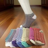 Airsocks 6’lı Karışık Renkli Patik Çorap - 37 - 41 - Çok Renkli